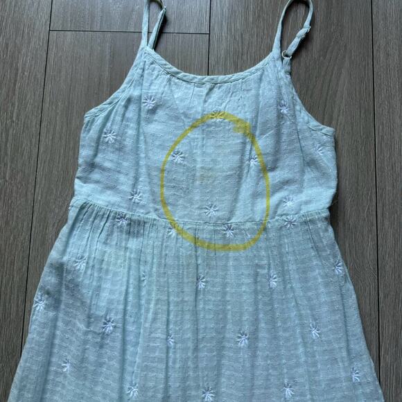 Cat & Jack Girls' Floral Knit Maxi Dress Mint green SZ 7/8 summer spring - Picture 5 of 8